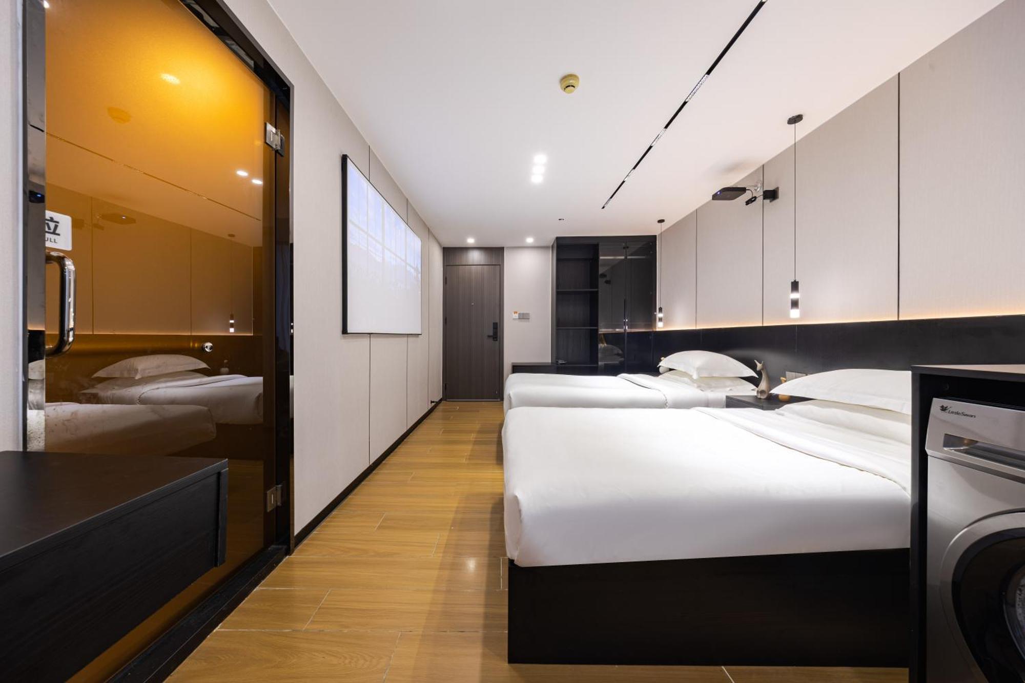 Yu Manju High-Floor Huge-Screen Audiovisual Hotel-Guangzhou Tower Zhujiang New Town Sports West Road Branch Ngoại thất bức ảnh