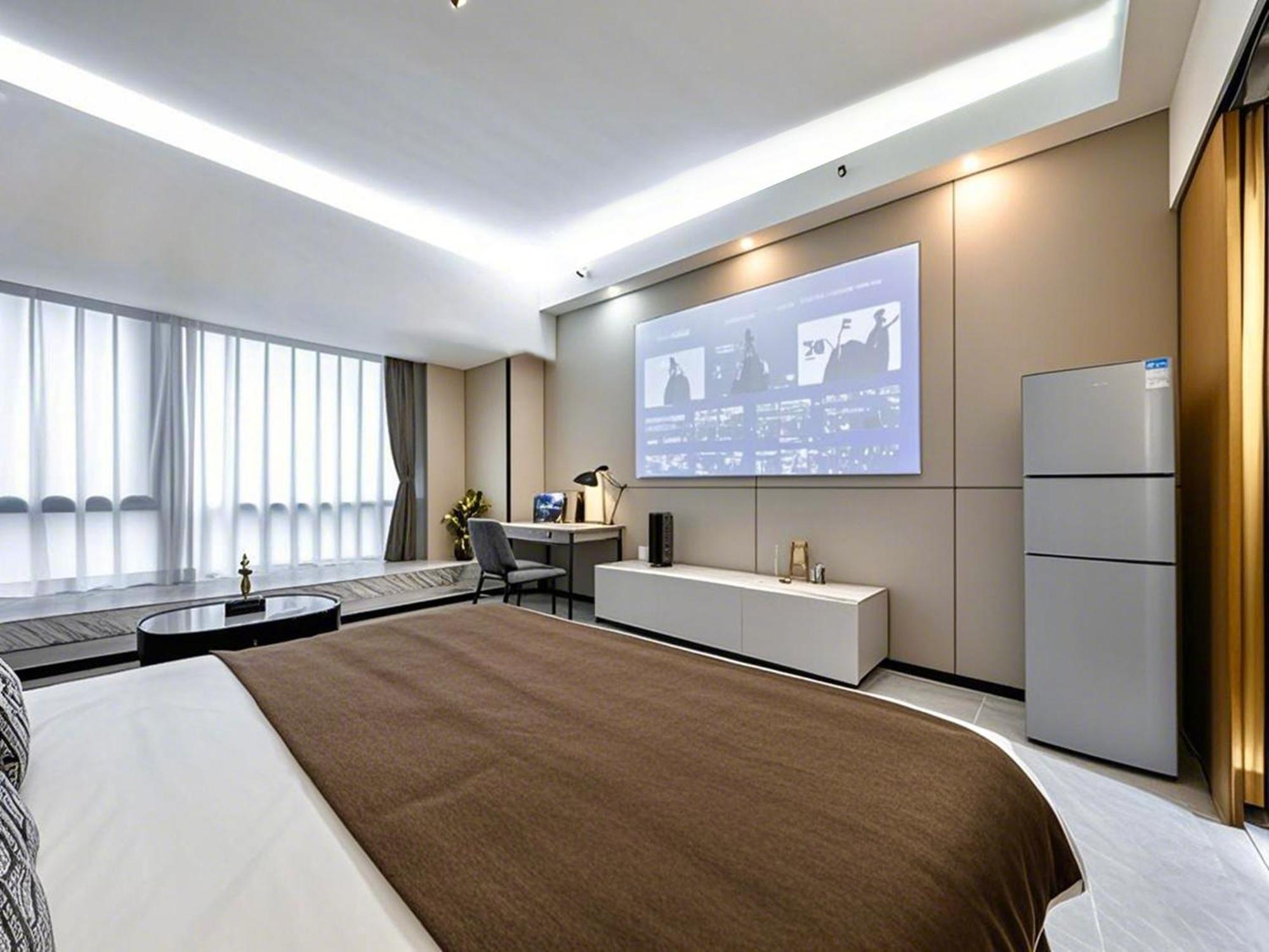 Yu Manju High-Floor Huge-Screen Audiovisual Hotel-Guangzhou Tower Zhujiang New Town Sports West Road Branch Ngoại thất bức ảnh
