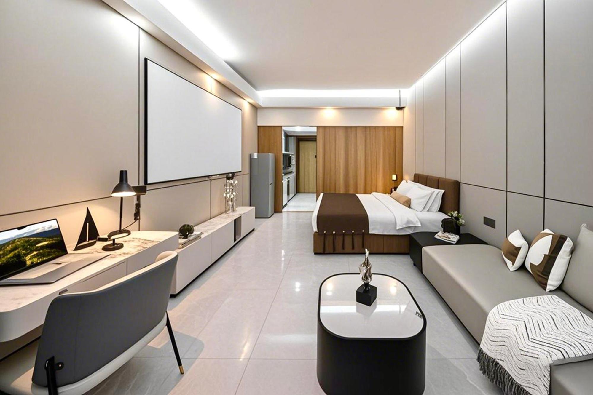 Yu Manju High-Floor Huge-Screen Audiovisual Hotel-Guangzhou Tower Zhujiang New Town Sports West Road Branch Ngoại thất bức ảnh