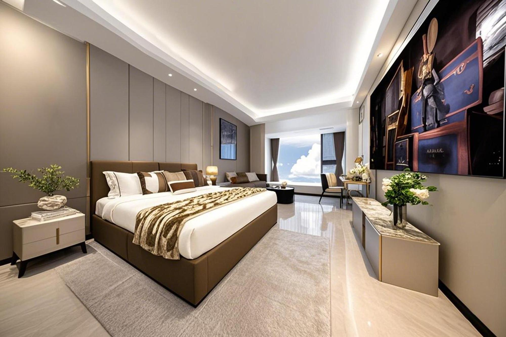 Yu Manju High-Floor Huge-Screen Audiovisual Hotel-Guangzhou Tower Zhujiang New Town Sports West Road Branch Ngoại thất bức ảnh